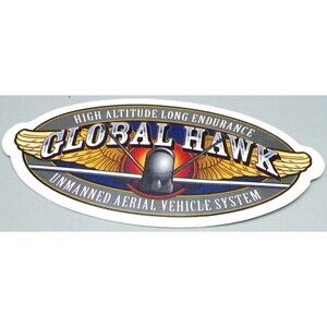 Northrop Grumman RQ-4 Global Hawk UAV Drone Sticker
